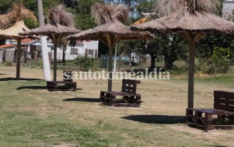 Sauce Viejo se prepara para la temporada de verano en el balneario Don Roque