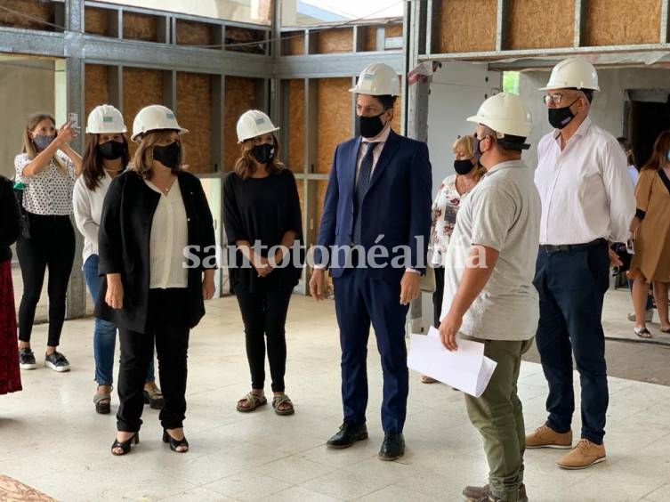 El ministro de Educación de la Nación visitó la obra del Jardín N° 246