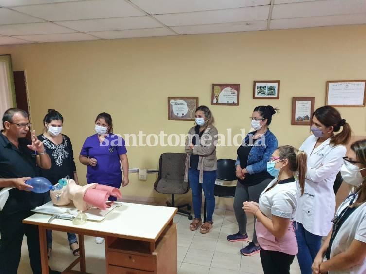 Personal del Sanatorio SM se capacita en técnicas de RCP