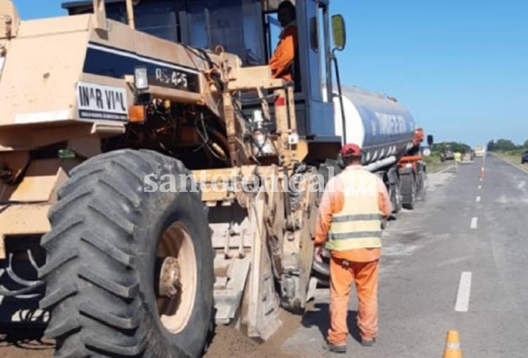 Se ejecutan más de 400 kilómetros de obras de bacheo en seis rutas del territorio provincial