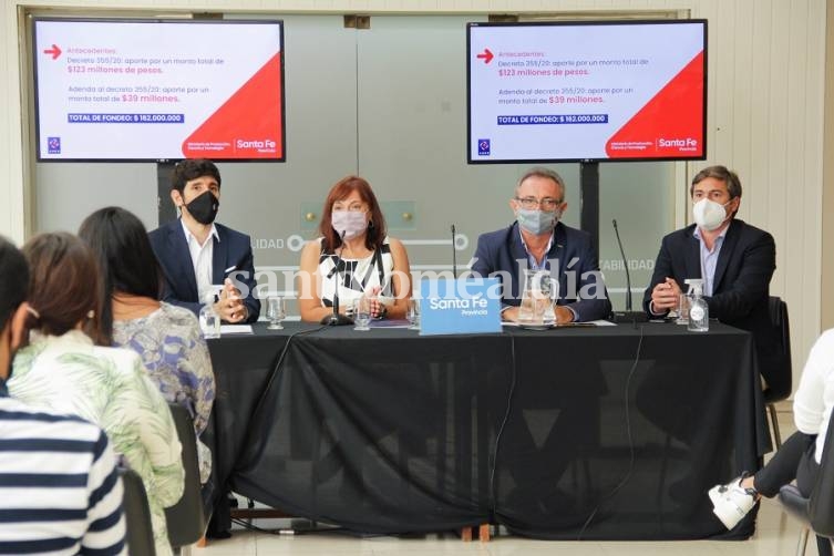 Presentaron líneas de créditos para actividades afectadas por la pandemia