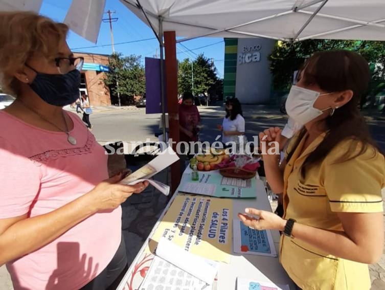 Santo Tomé conmemoró el Día Mundial de la Salud con actividades de concientización