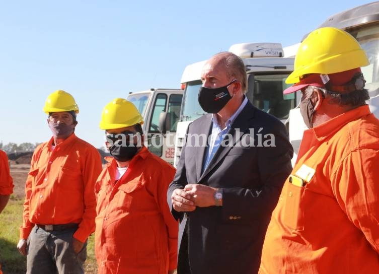 Perotti anunció el inicio formal de la construcción de la Autopista de la ruta 33, entre Rufino y San Eduardo