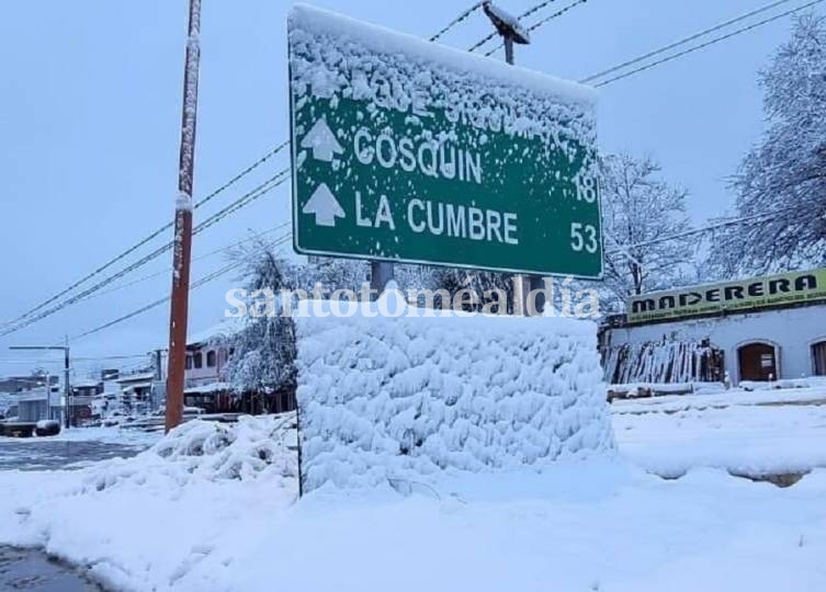 Nevó en Córdoba capital y en distintas ciudades del interior