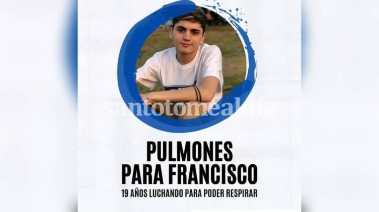 Un joven santafesino de 19 años necesita un trasplante bipulmonar urgente