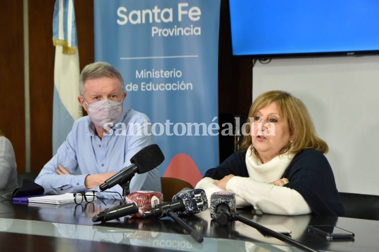 La ministra Cantero se reunió con el secretario del Consejo Federal de Educación para analizar el regreso a la presencialidad