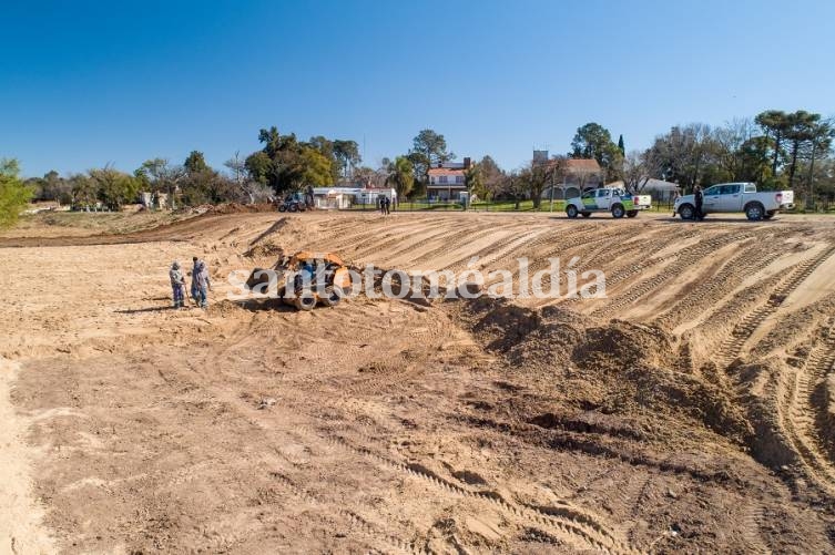 Avanza la construcción de la costanera de Sauce Viejo