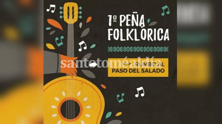 Llega la 1ª Peña Folklórica rumbo al Paso del Salado