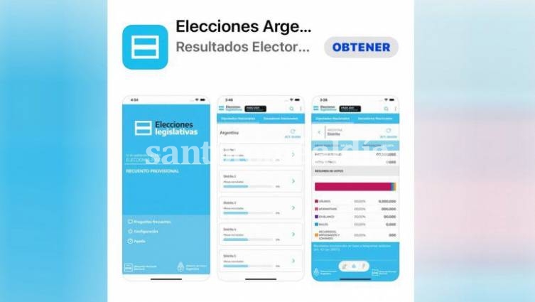 Elecciones nacionales: los resultados se podrán seguir a través de una app