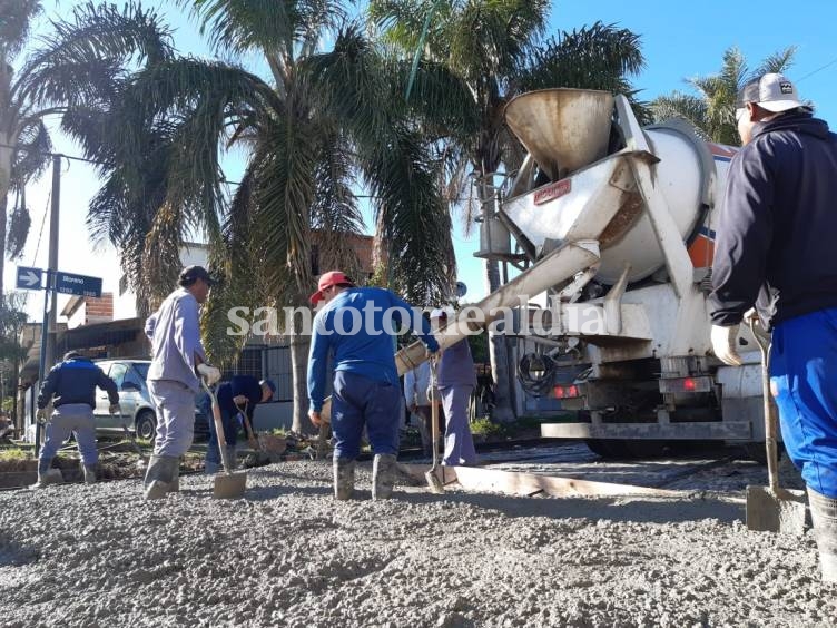 Continúa en marcha el Plan de Pavimentación en nuestra ciudad