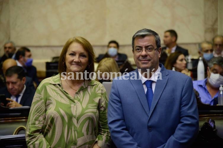 Patricia Mounier y German Martínez presentaron los proyectos impulsados desde la lista 