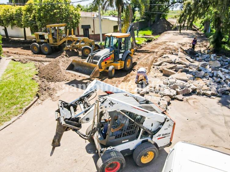 Continúa en marcha la obra de pavimentación 