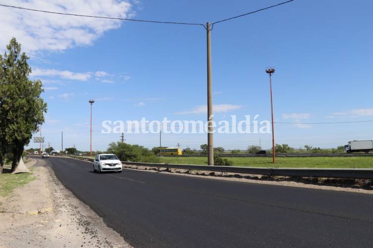 La Provincia finalizó la repavimentación del cruce entre las Rutas 1 y 168