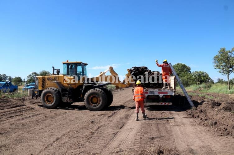 Avanza la obra para circunvalar las vías de carga en Santa Fe