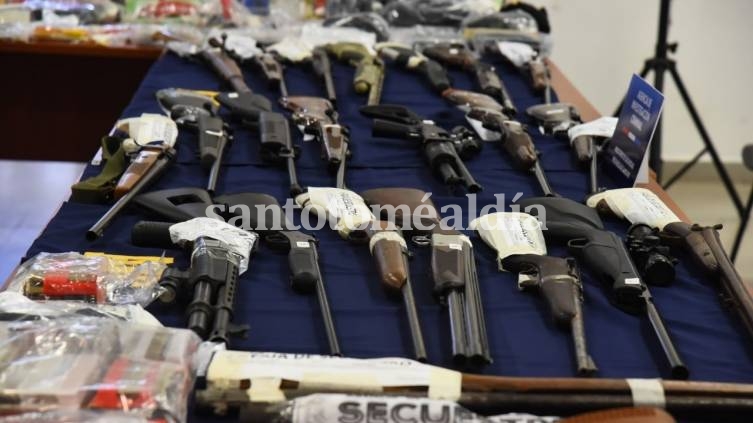 La provincia secuestró más de 3 mil armas de fuego durante 2021