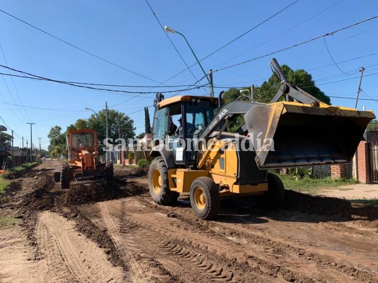 Plan de Pavimentación: comenzaron las obras en el grupo 5