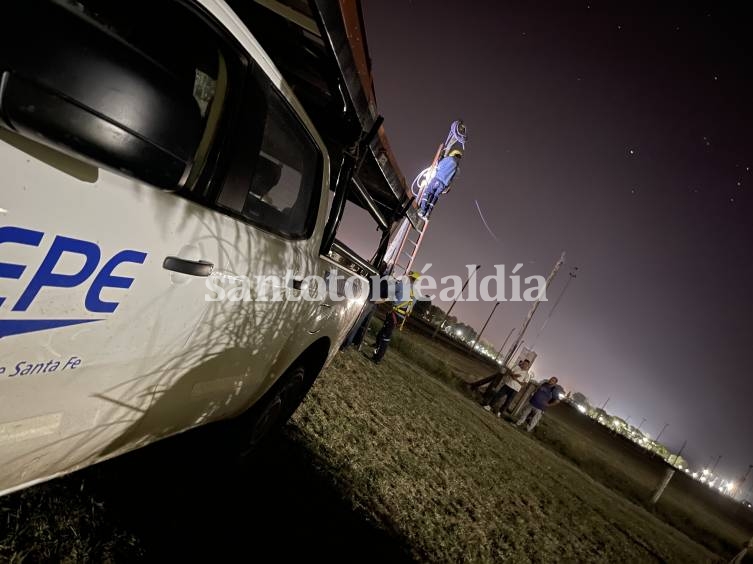 La EPE detectó un complejo deportivo conectado irregularmente en nuestra ciudad