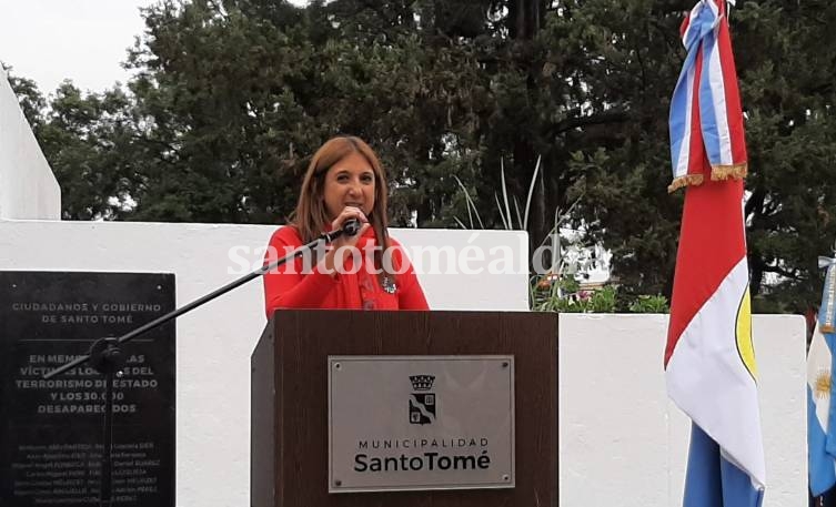 Daniela Qüesta: “Trabajamos por una sola Santo Tomé”