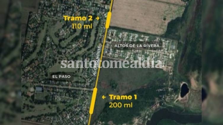 Cómo será la repavimentación por tramos del Acceso Norte