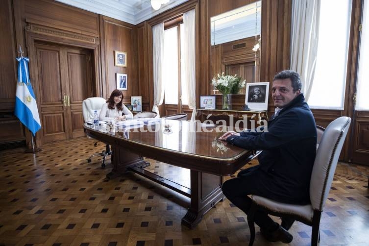 Cristina Kirchner recibió a Sergio Massa, antes que asuma como 