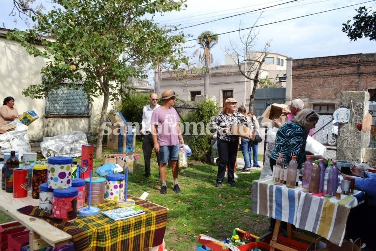 90 familias santotomesinas se sumaron al canje ecológico de esta semana