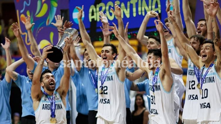 La Selección argentina de básquet venció a Brasil y se consagró campeón de la AmeriCup