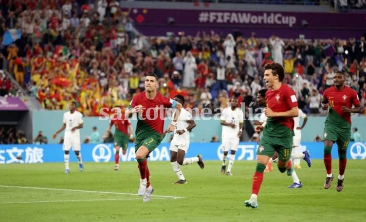 Portugal venció a Ghana de la mano de Cristiano Ronaldo