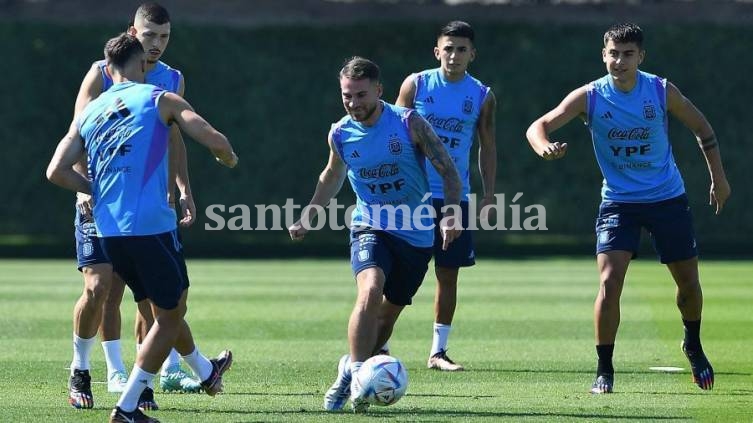 Argentina sigue con la preparación para el partido contra Polonia