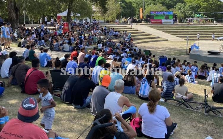 Fan Fest en el Anfiteatro para alentar a la Scaloneta ante Australia