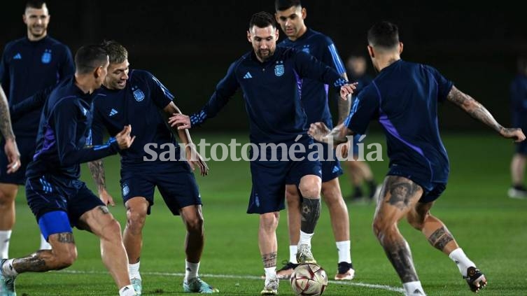 Con Di María y De Paul, Argentina completó la última práctica antes de la semifinal