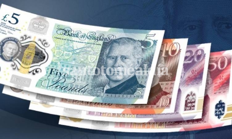 El Banco de Inglaterra presentó los nuevos billetes de Carlos III.