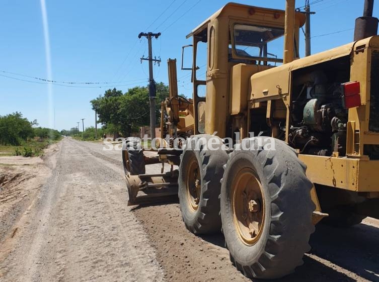 Continúa la obra de 80 cuadras de mejorado pétreo