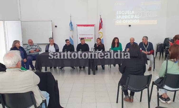 Presentaron nuevos cursos de la Escuela Municipal de Oficios