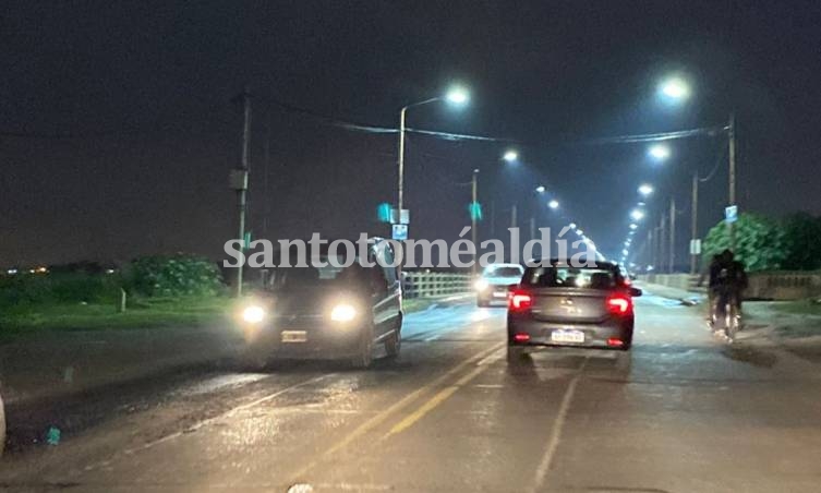 Se habilitó el tránsito por el puente Carretero