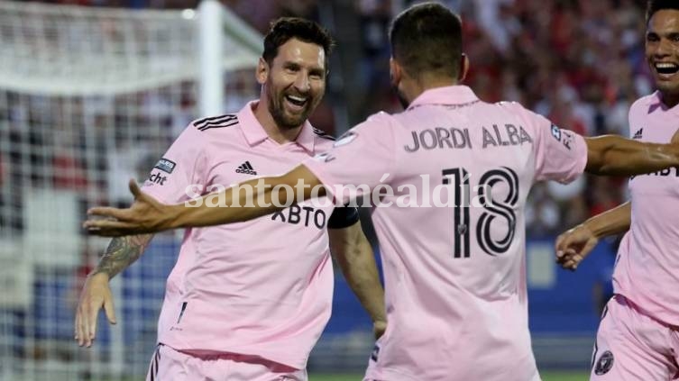 El Inter Miami de Messi le ganó al FC Dallas y se metió en los cuartos de final de la Leagues Cup