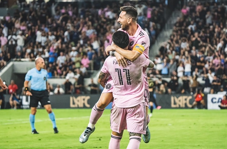 Con gol de Facundo Farias, Inter Miami venció 3-1 a Los Ángeles FC y sueña con la remontada en la MLS