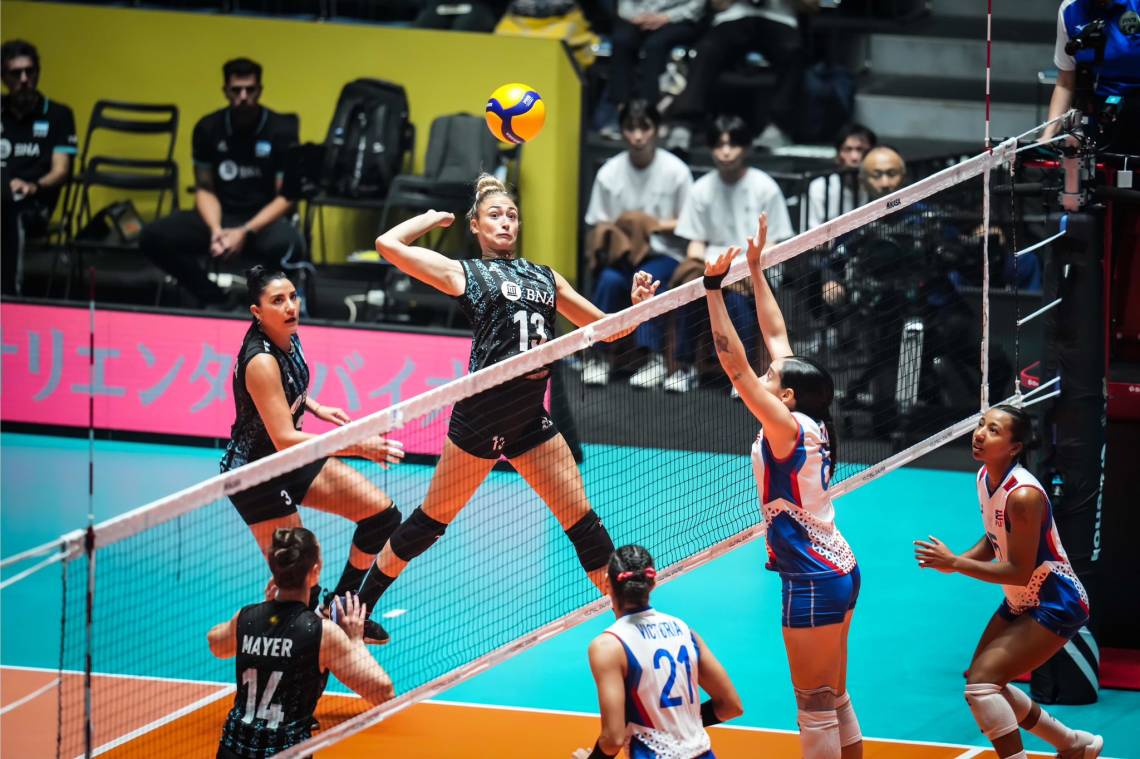 Argentina no pudo sostener la victoria y cayó ante Puerto Rico en el Preolímpico de vóley femenino