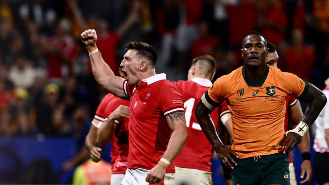 Gales se aprovechó de una floja Australia en el Mundial de rugby
