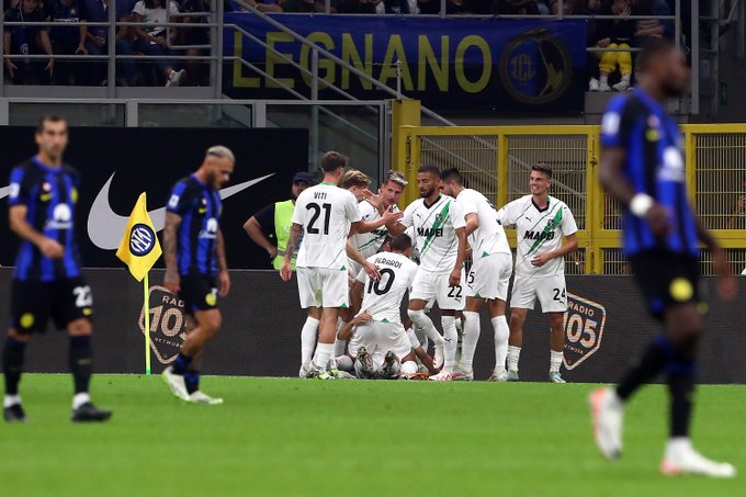 Con Lautaro Martínez desde el inicio, el Inter perdió el invicto con el Sassuolo