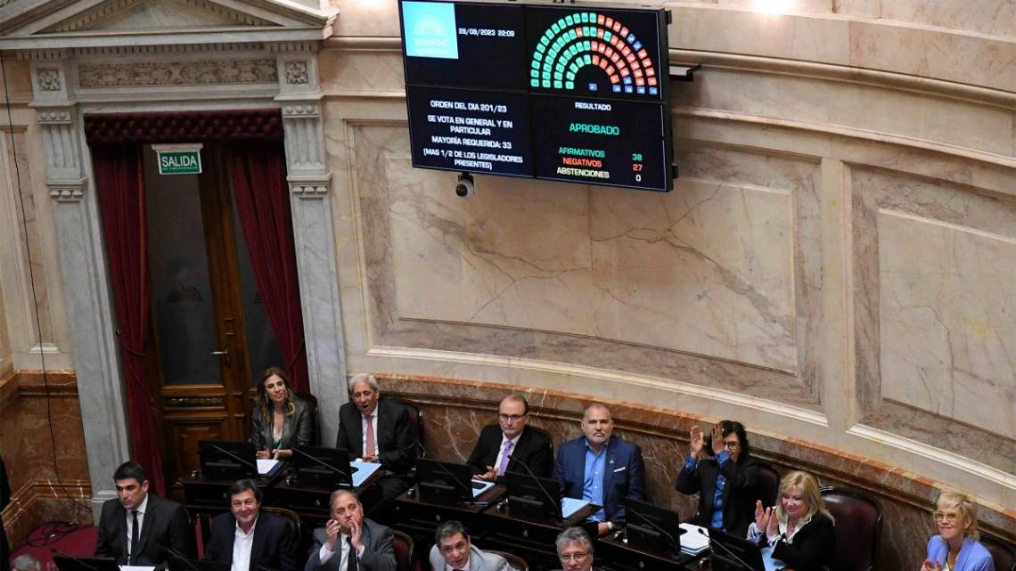 El Senado convirtió en ley la eliminación del impuesto a las Ganancias