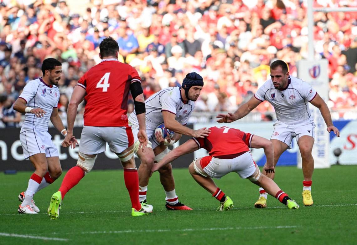 Gales venció a Georgia, se clasificó primero en su grupo y espera por Los Pumas o Japón