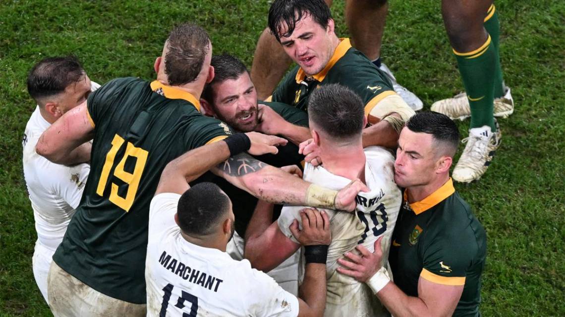 Mundial de Rugby: Sudáfrica le ganó a Inglaterra y jugará la final ante Nueva Zelanda