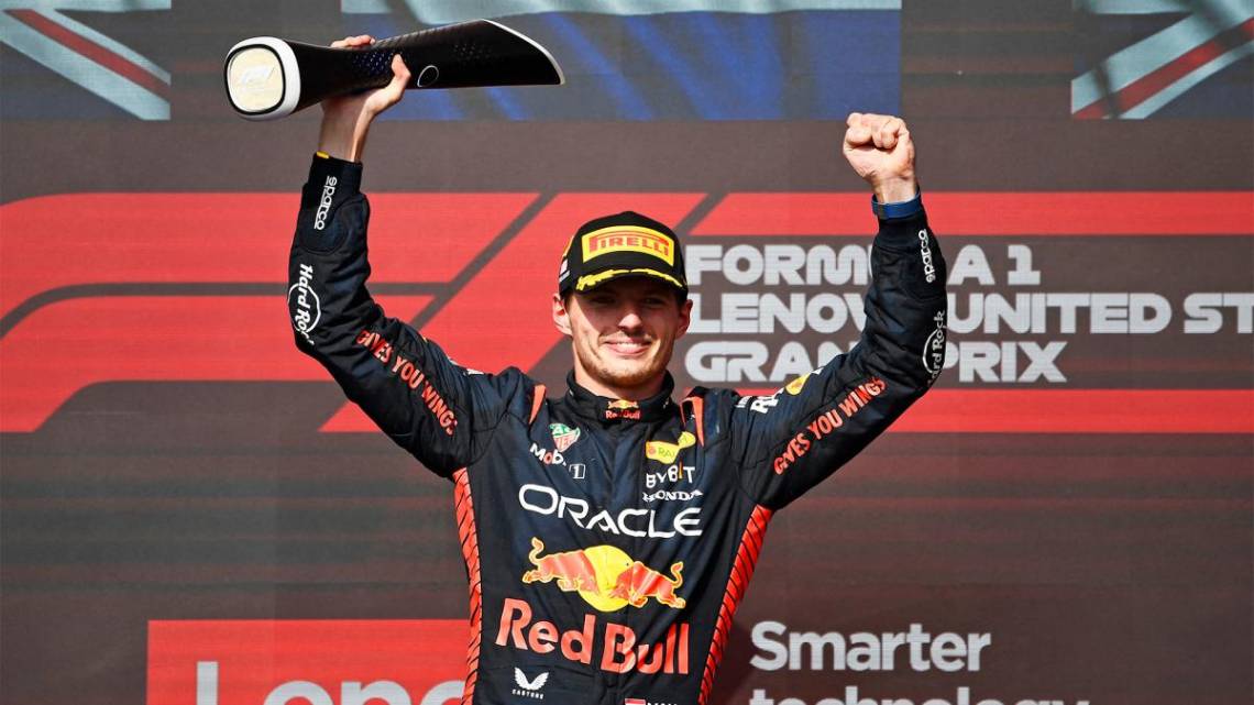 Verstappen ratificó su dominio con una victoria en el Gran Premio de los Estados Unidos