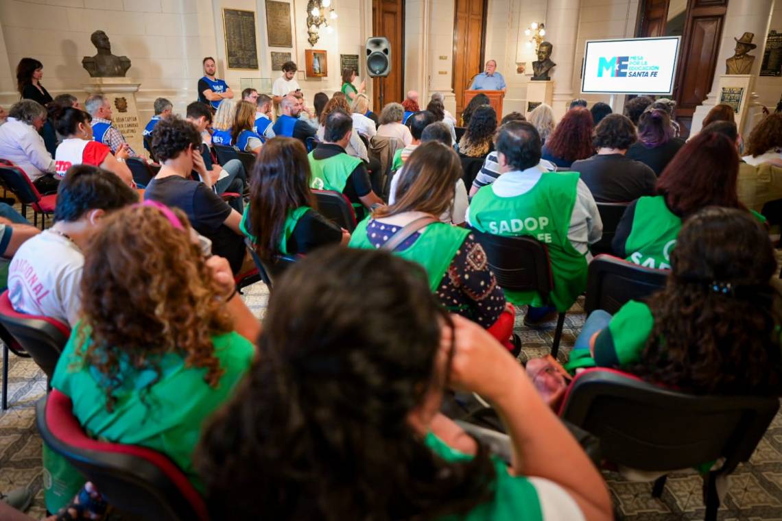 La Mesa por la Educación Santa Fe organizó una audiencia pública 