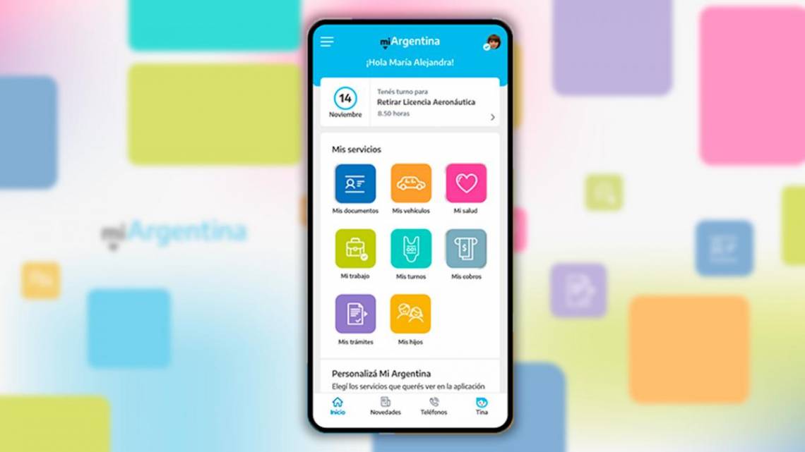 Nueva versión de la app Mi Argentina, que suma el acceso al DNI digital