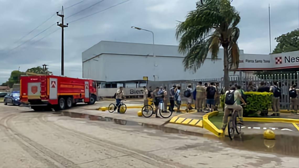 Se incendió un sector de la planta de Nestlé Purina: no hubo personas heridas