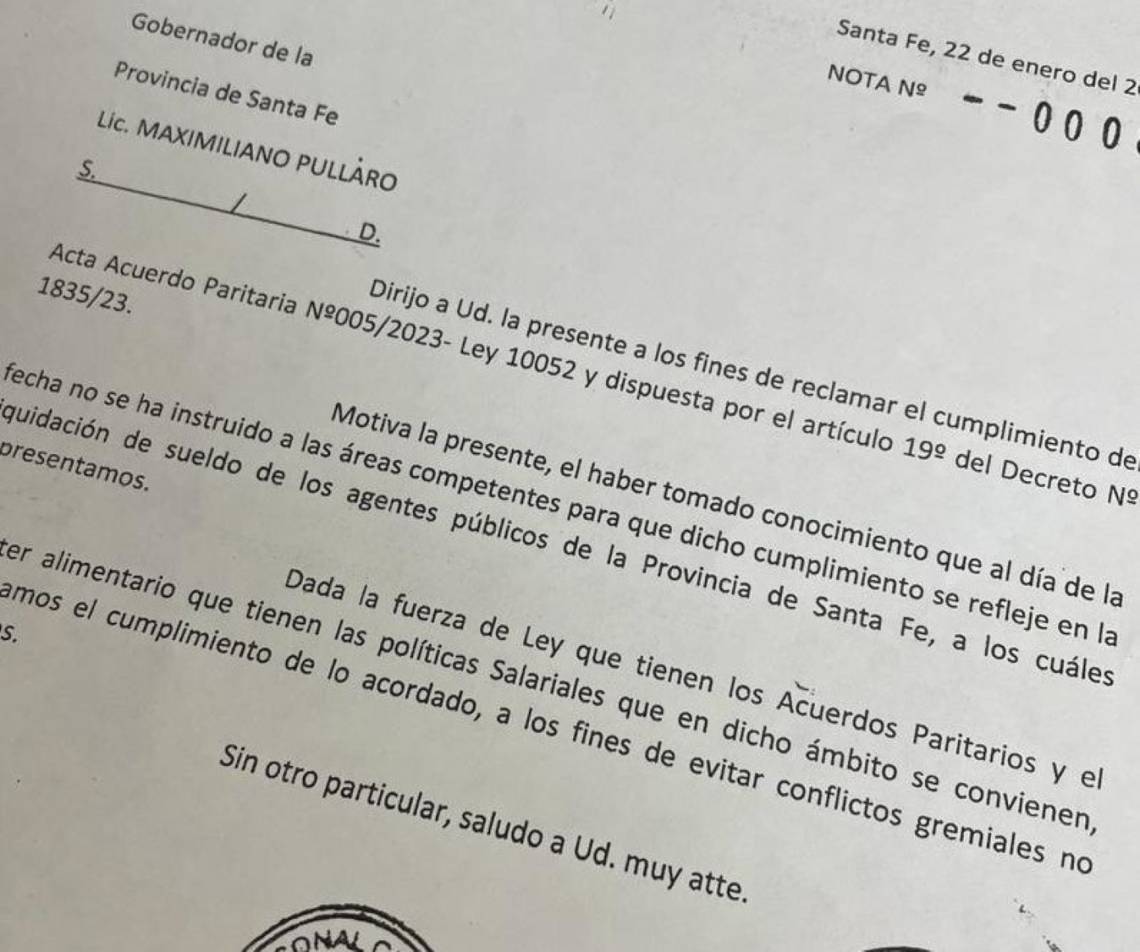 UPCN reclamó el cumplimiento de acuerdos Paritarios