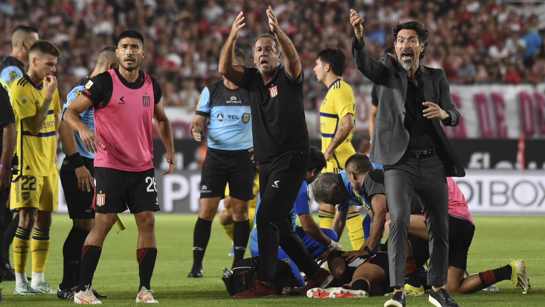 Un jugador convulsionó en pleno partido y se suspendió Estudiantes - Boca