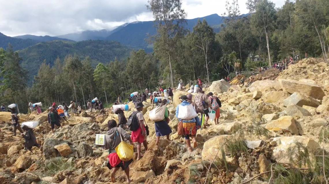 Papúa Nueva Guinea: más de 300 personas quedaron sepultadas por deslizamientos de tierras