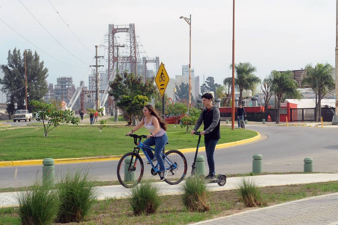 Inauguraron bicisendas, sendas peatonales y accesos a Ciudad Universitaria